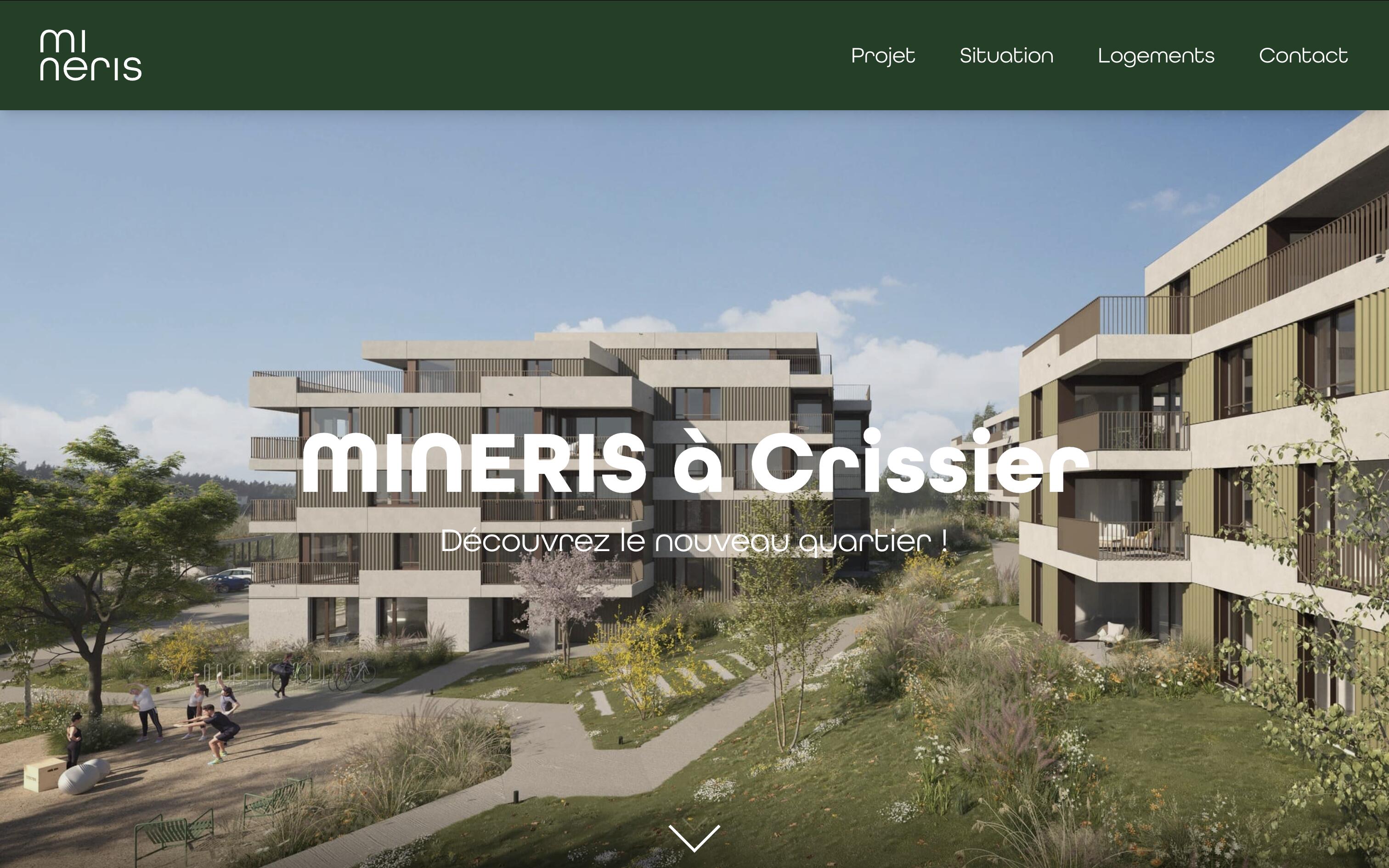 site de promotion immobilière - mineris
